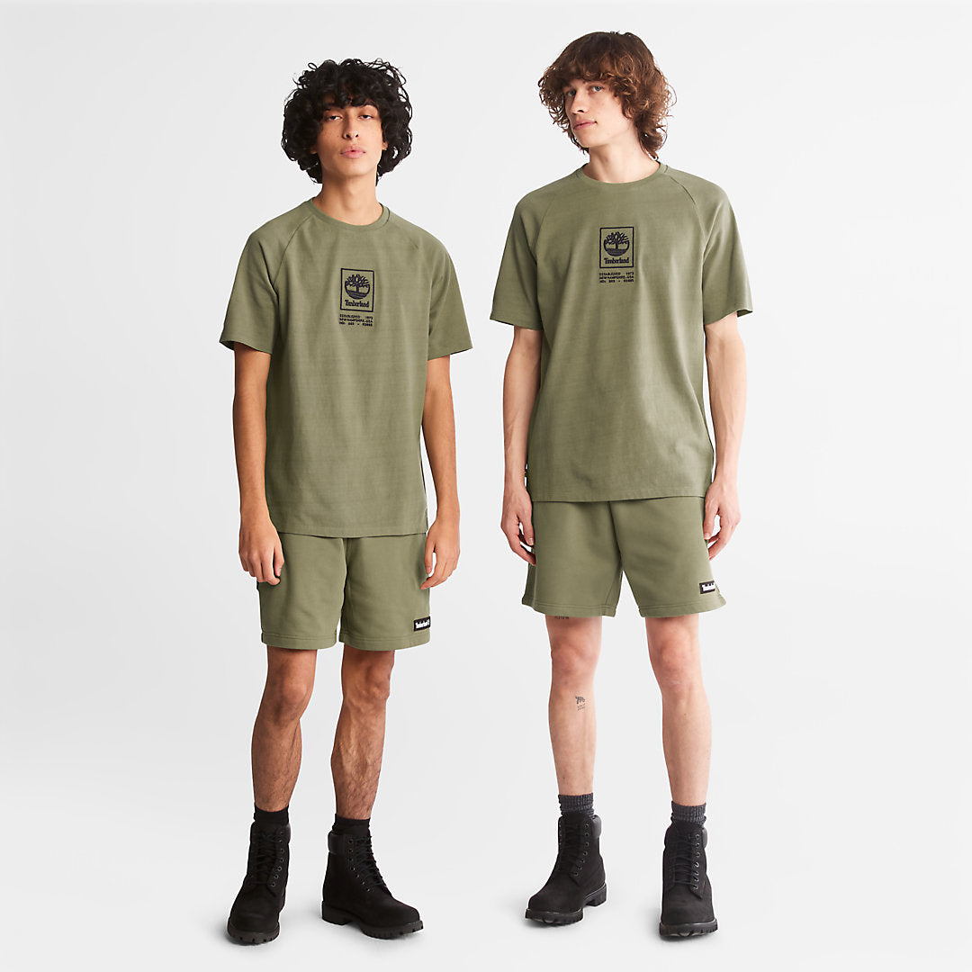 All Gender Sweatshorts in Green Timberland US