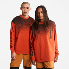 Outdoor Archive Long-sleeved Graphic T-Shirt in Orange Timberland Sale