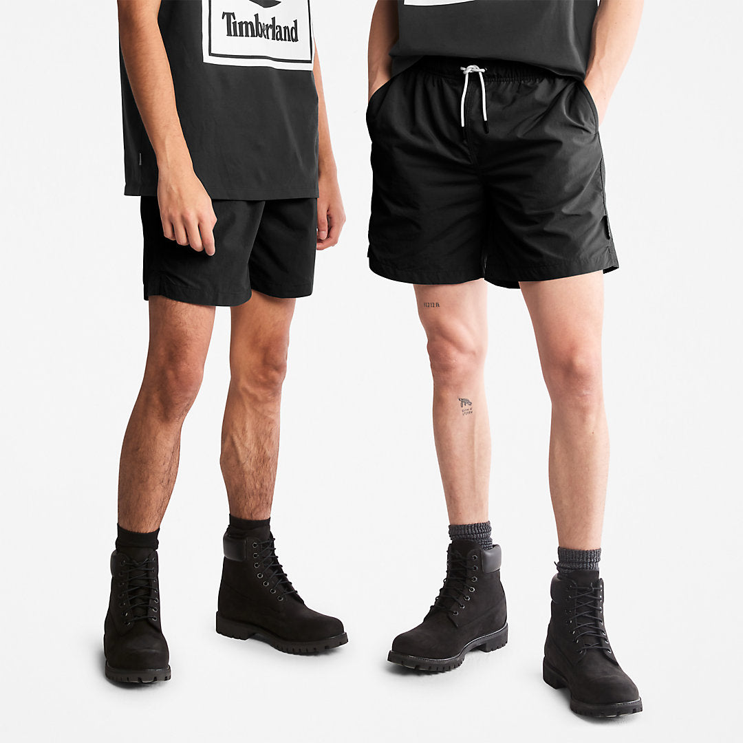 All Gender Windbreaker Shorts in Black Timberland For Sale