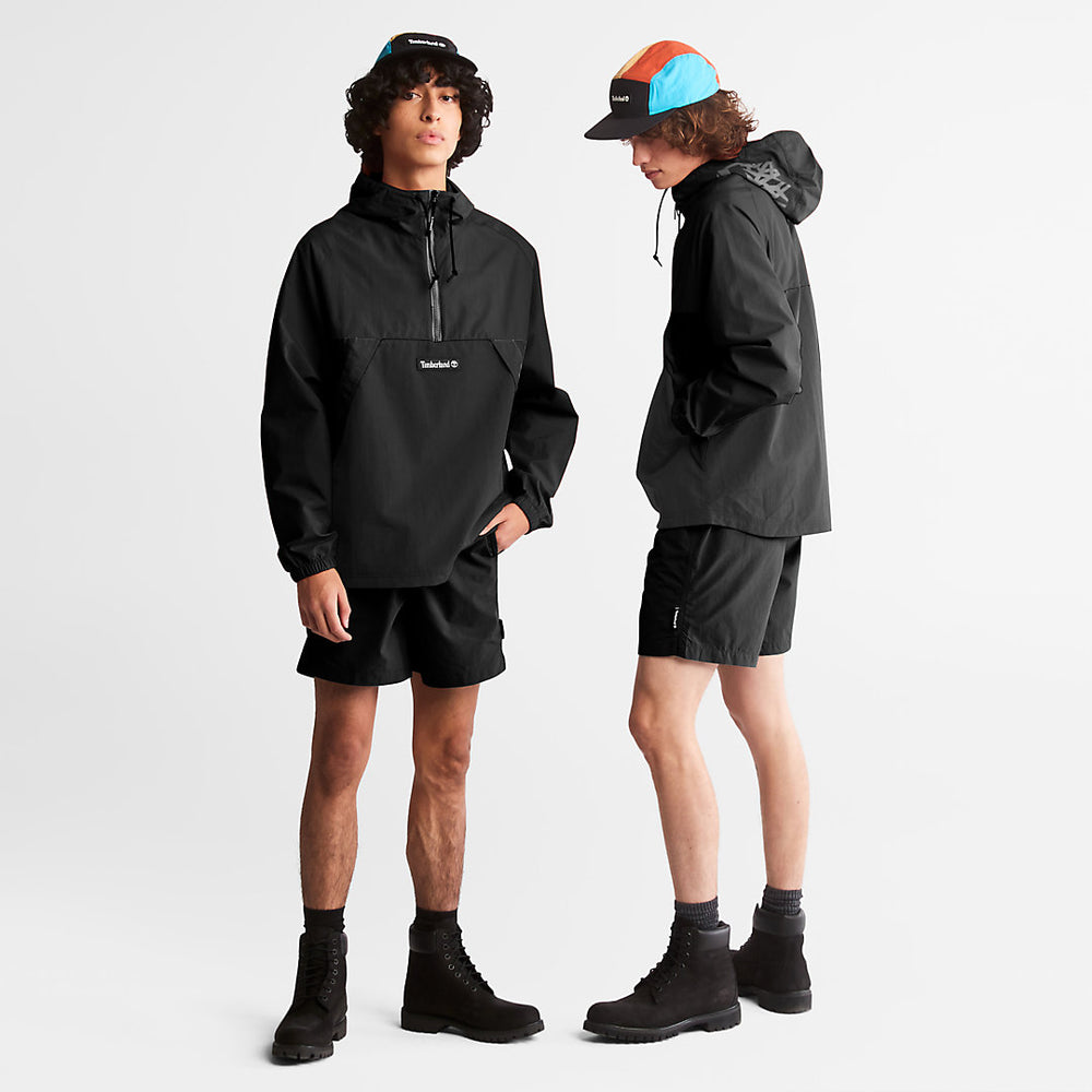 All Gender Windbreaker Shorts in Black Timberland For Sale