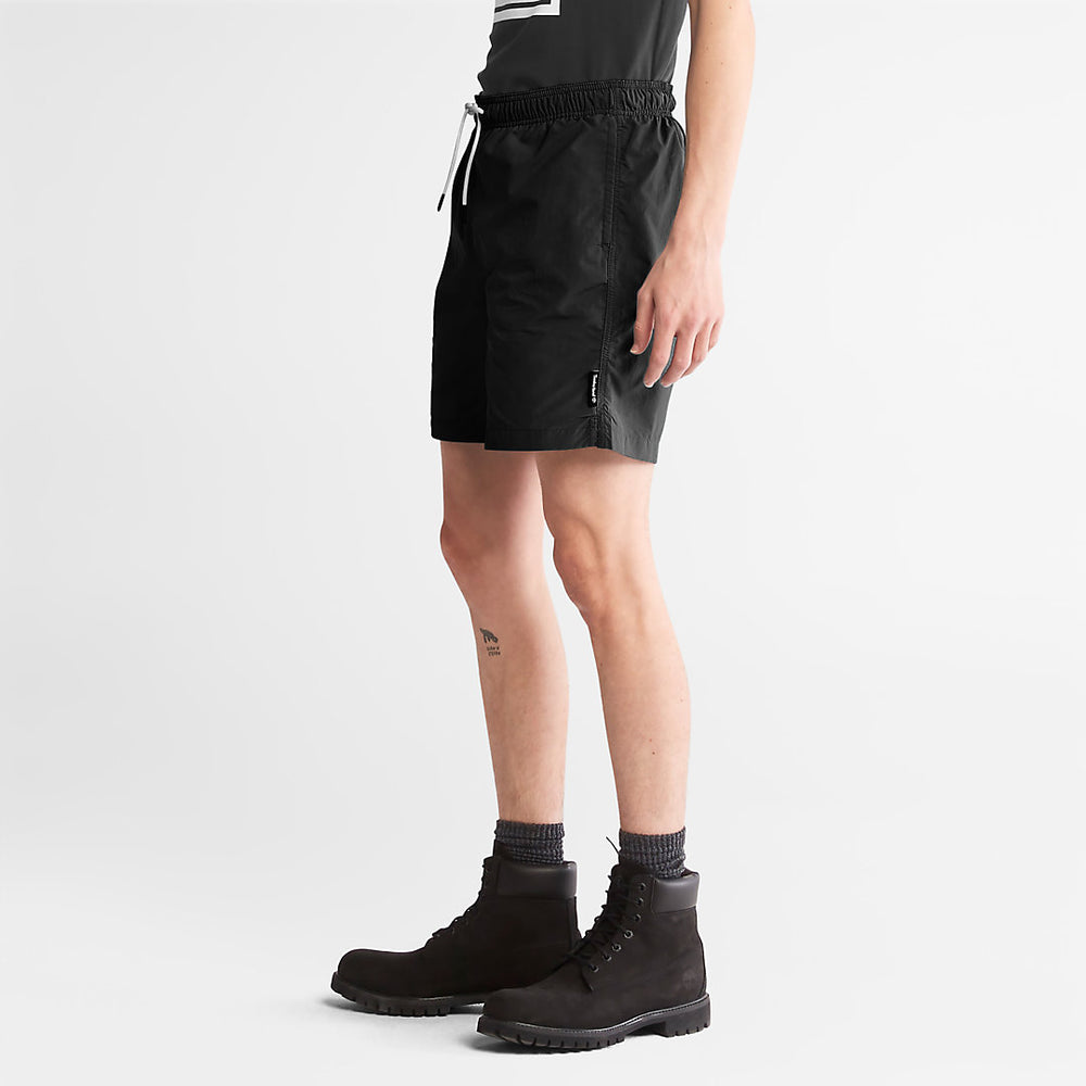 All Gender Windbreaker Shorts in Black Timberland For Sale