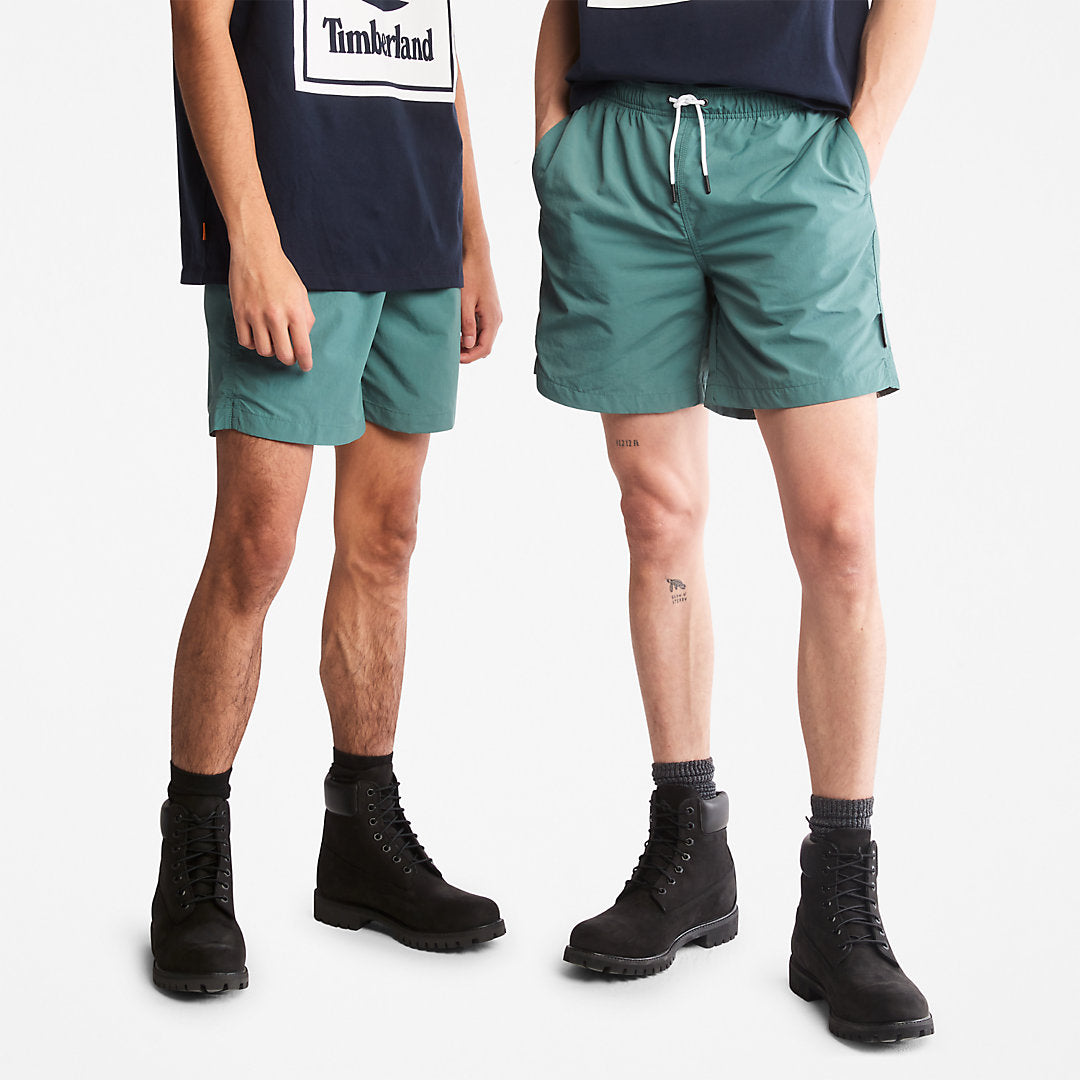 All Gender Windbreaker Shorts in Green Timberland Outlet