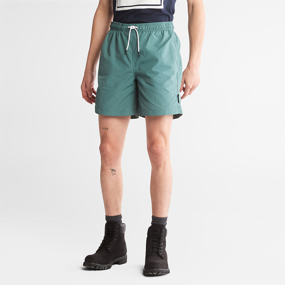 All Gender Windbreaker Shorts in Green Timberland Outlet